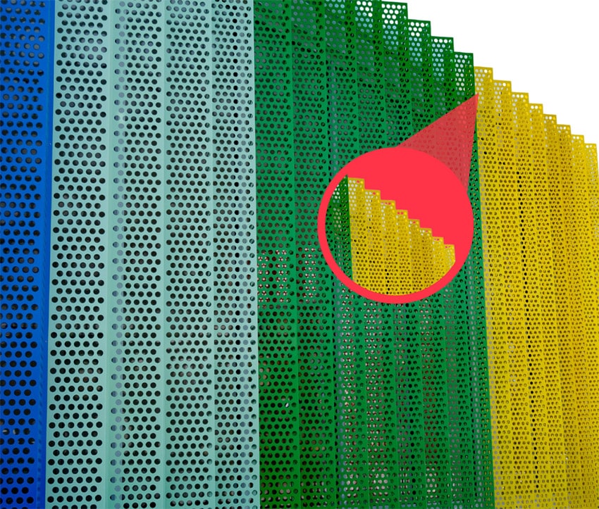 Proyecto CENDI Corrrugami: Panel de metal corrugado